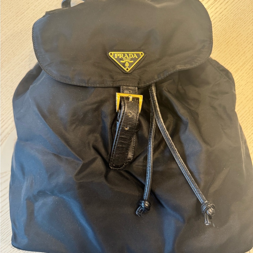 Prada Black Tessuto Nylon Backpack - Picture 2 of 14